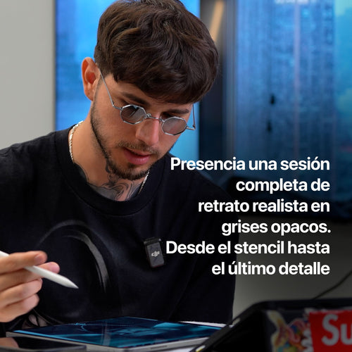 Micro Realismo Retrato Grises Opacos - Masterclass