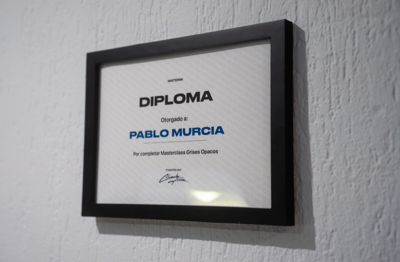 Diploma físico Masterink
