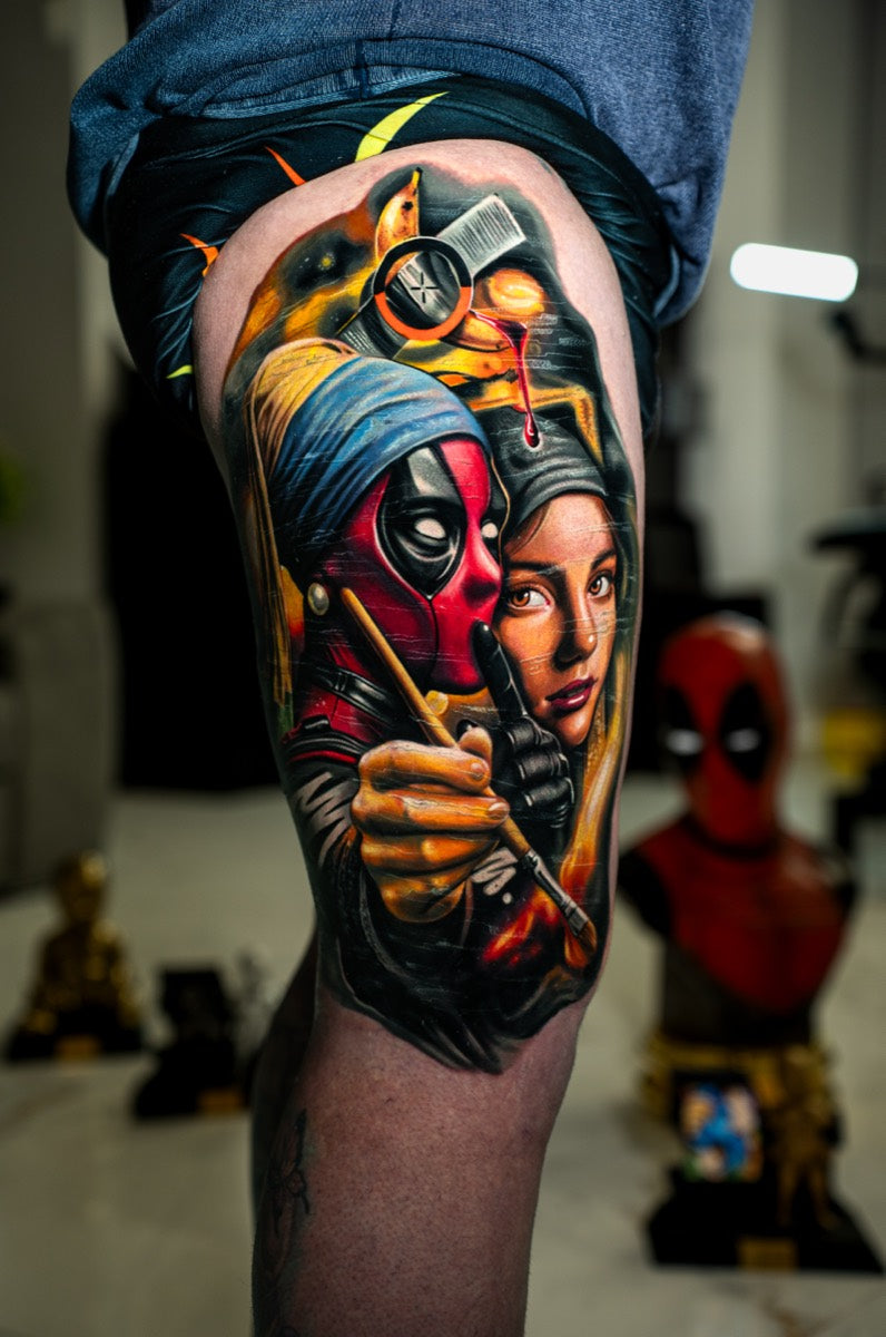 Tatuaje realismo de Charly Ávila
