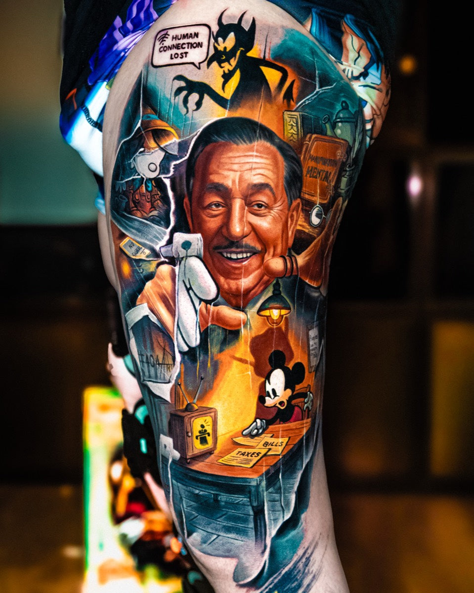 Tatuaje realismo de Charly Ávila