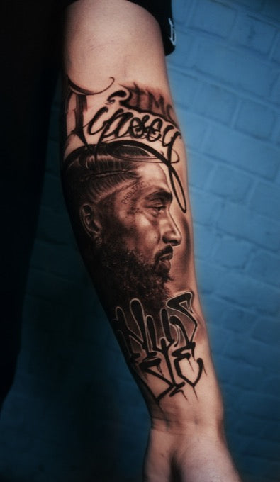 Realistic Black & Grey tattoo by Charly Ávila